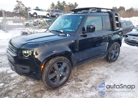 2022 Land Rover Defender 90 Carpathian Edition/90 V8 z USA, uszkodzony, nr VIN SALEW6RE0N2095525